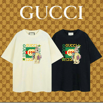 商品名称：グッチ GUCCI MS-TDGG23040 2023年最新入荷 Tシャツ 半袖 ショートスリーブ スウェットシャツ 短袖 クルーネック トップス レジャーシャツ 男女兼用