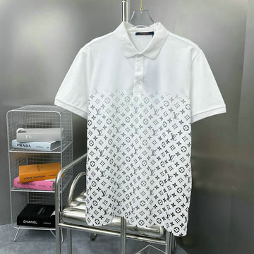 ルイヴィトン LOUISVUITTON MS-TDLV23105 2023年最新入荷 ポロシャツ 半袖 ショートスリーブ スウェットシャツ 短袖 クルーネック トップス レジャーシャツ