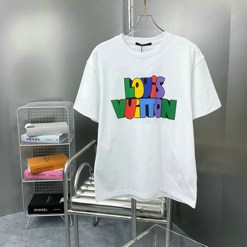 ルイヴィトン LOUISVUITTON MS-TDLV23108 2023年最新入荷 Tシャツ 半袖 ショートスリーブ スウェットシャツ 短袖 クルーネック トップス レジャーシャツ