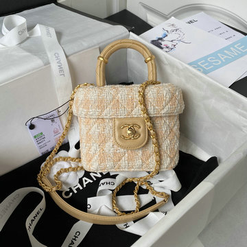 シャネル CHANEL CC-CH3973BQX 2023年最新入荷 スモール ヴァニティー ケース トップハンドルバッグ 斜め掛け ショルダーバッグ クロスボディバッグ