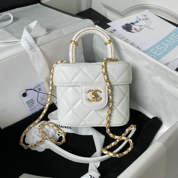 シャネル CHANEL CC-CH3973PBS 2023年最新入荷 スモール ヴァニティー ケース トップハンドルバッグ 斜め掛け ショルダーバッグ クロスボディバッグ