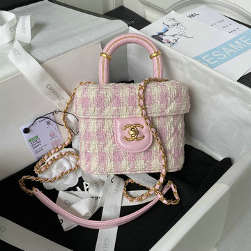 シャネル CHANEL  CC-CH3973BFH 2023年最新入荷 スモール ヴァニティー ケース トップハンドルバッグ 斜め掛け ショルダーバッグ クロスボディバッグ