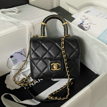 シャネル CHANEL CC-CH4035PBK 2023年最新入荷 トップハンドル ミニ フラップ バッグ 斜め掛け ショルダーバッグ クロスボディバッグ レディースかばん