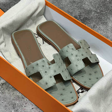 エルメス HERMES 063-HEJ23001TG 2023最新入荷 テディ オラン スライドサンダル ウール ローヒールミュール レディースシューズ サンダル カーフレザー