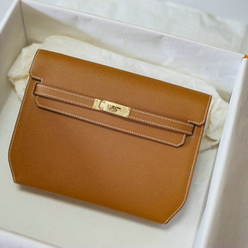 エルメス HERMES 063-HKLD25SJZS 2023年最新入荷 ケリー デペチェス ポーチ ストラップ付き 手持ちかばん クラッチバッグ ビジネスバッグ
