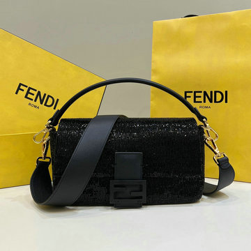 フェンディ FENDI 168-FD8599BK 2023年最新入荷 バゲット ホーボーバッグ 2way 肩掛け ショルダーバッグ クロスボディバッグ レディースかばん