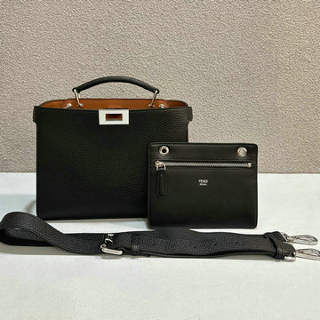商品名称：フェンディ FENDI 168-FD7VA530BK 2023年最新入荷 ピーカブー ISeeU スモール トートバッグ ハンドバッグ 2way ショルダーバッグ メンズかばん