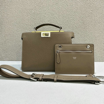 商品名称：フェンディ FENDI 168-FD7VA530HS 2023年最新入荷 ピーカブー ISeeU スモール トートバッグ ハンドバッグ 2way ショルダーバッグ メンズかばん