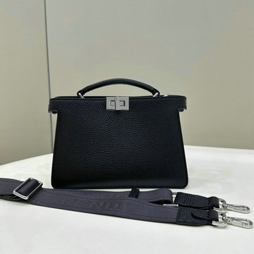 商品名称：フェンディ FENDI 168-FD582BK 2023年最新入荷 ピーカブー ISeeU スモール トートバッグ ハンドバッグ 2way ショルダーバッグ メンズかばん