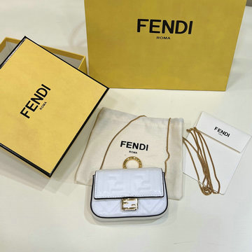 フェンディ FENDI 168-FD0136FBS 2023年最新入荷 バゲットポーチ ミニ クラッチバッグ 小銭入れ 短財布 手持ちかばん