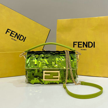 フェンディ FENDI 168-FD8601SQG 2023年最新入荷 バゲット ホーボーバッグ 2way 肩掛け ショルダーバッグ クロスボディバッグ レディースかばん