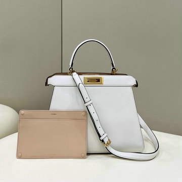 商品名称：フェンディ FENDI 168-FD8BN321ASBS2023年最新入荷 ピーカブー トートバッグ トップハンドルバッグ ハンドバッグ 2way 斜め掛け ショルダーバッグ
