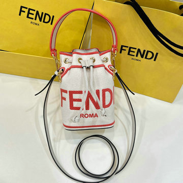 フェンディ FENDI 168-FD8613BBR 2023年最新入荷 ミニバッグ モン トレゾール バゲットバッグ 斜め掛け ショルダーバッグ クロスボディバッグ レディースかばん