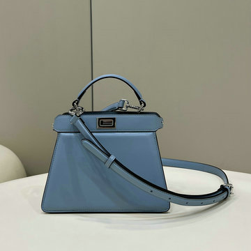 フェンディ FENDI 168-FD80062QL2023年最新入荷 ピーカブー I see you petite トートバッグ ハンドバッグ 2way 斜め掛け ショルダーバッグ