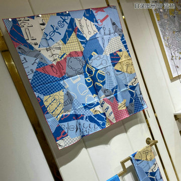 エルメス HERMES AN-WJHE230082023年夏最新入荷 カレ 90 プティ パピエ スクエアスカーフ マフラー シルク