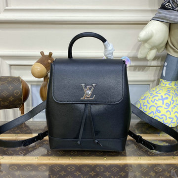 ルイヴィトン LOUISVUITTON  057-M41815 2019年最新入荷 ロックミー バックパック レディース リュック ソフトカーフレザー リュックサック ディパック 黒