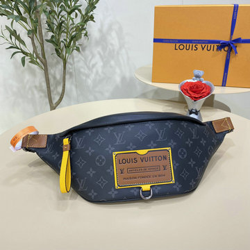 ルイヴィトン LOUISVUITTON 057-M45220 2020年最新入荷 ディスカバリー バムバッグ ウェストバッグ クロスボディバッグ モノグラム エクリプス キャンバス