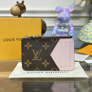 ルイヴィトン LOUISVUITTON 057-M81881F 2023年最新入荷 ポルト カルト ロミー カードケース 小銭入れ コインケース モノグラムキャンパス 短財布