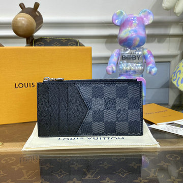ルイヴィトン LOUISVUITTON 057-N64038 2019年最新入荷 コインカード ホルダー カードケース 小銭入れ ファスナー付き キャンパス