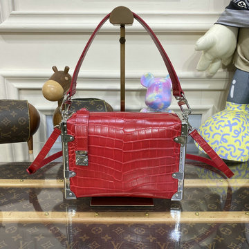 ルイヴィトン LOUISVUITTON 057-M21477R 2023年最新入荷 サイドトランク スクエアバッグ 斜め掛け ショルダーバッグ レディースかばん クロスボディ