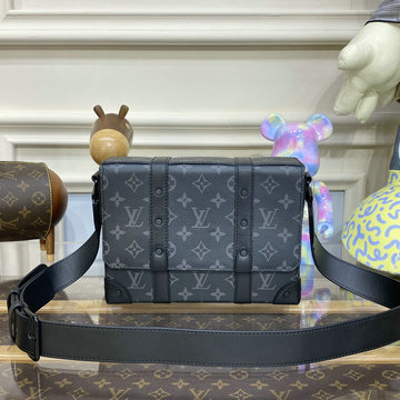 商品細詳を見る:ルイヴィトン LOUISVUITTON 057-M45727 2023年最新入荷 トランク メッセンジャー PM 斜め掛け ショルダーバッグ クロスボディキャリーバッグ モノグラム