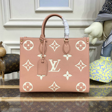 ルイヴィトン LOUISVUITTON 057-M46286 2023年最新入荷 オンザゴー MM ハンドバッグ トートバッグ ママバッグ ショッピングバッグ ウィメンズかばん