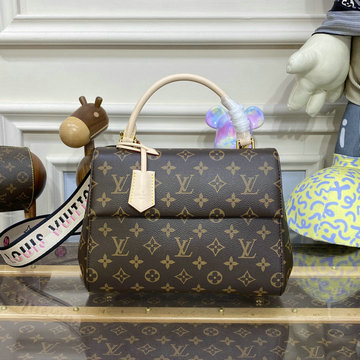 商品名称：ルイヴィトン LOUISVUITTON 057-M46372 2023年最新入荷 クリュニー pm トートバッグ 2way 斜め掛け ショルダーバッグ クロスボディバッグ