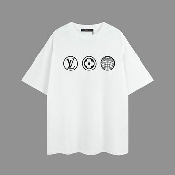 ルイヴィトン LOUISVUITTON MS-TDLV23044 2023年夏最新入荷 Tシャツ 半袖 ショートスリーブ スウェットシャツ 短袖 トップス レジャーシャツ 男女兼用