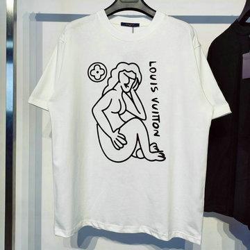 商品名称：ルイヴィトン LOUISVUITTON MS-TDLV23074 2023年夏最新入荷 Tシャツ 半袖 ショートスリーブ スウェットシャツ 短袖 トップス レジャーシャツ 男女兼用