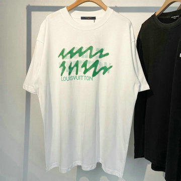 商品名称：ルイヴィトン LOUISVUITTON 2023年夏最新入荷 Tシャツ 半袖 ショートスリーブ スウェットシャツ 短袖 トップス レジャーシャツ 男女兼用