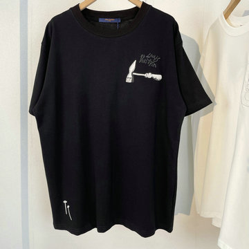 商品名称：ルイヴィトン LOUISVUITTON MS-TDLV23079 2023年夏最新入荷 Tシャツ 半袖 ショートスリーブ スウェットシャツ 短袖 トップス レジャーシャツ 男女兼用