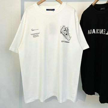 ルイヴィトン LOUISVUITTON MS-TDLV23087 2023年夏最新入荷 Tシャツ 半袖 ショートスリーブ スウェットシャツ 短袖 トップス レジャーシャツ 男女兼用