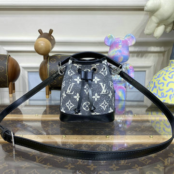 商品名称：ルイヴィトン LOUISVUITTON 057-M46449 2023年最新入荷 ナノ ノエ バケットバッグ ショルダーバッグ トートバッグ ドローストリングバッグ レディースかばん