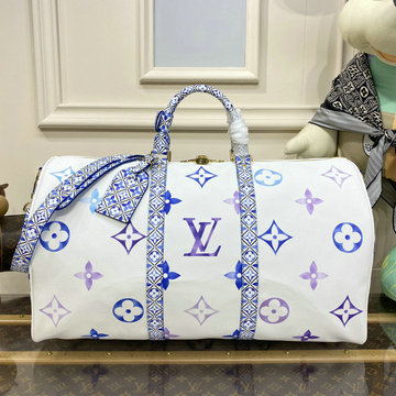 ルイヴィトン LOUISVUITTON 057-M10254 2023年最新入荷 LV バイ ザ プール キーポル バンドリエール 50 トラベルバッグ ダッフルバッグ