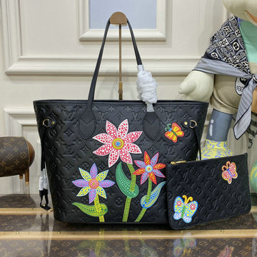 ルイヴィトン LOUISVUITTON 057-M21733K 2023年最新入荷 LV X YK ネヴァーフル MM トートバッグ ハンドバッグ トップハンドルバッグ レディースかばん