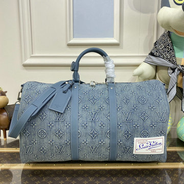 ルイヴィトン LOUISVUITTON 057-M22532 2023年最新入荷 キーポル バンドリエール 50 トラベルバッグ ダッフルバッグ 旅行かばん ボストンバッグ