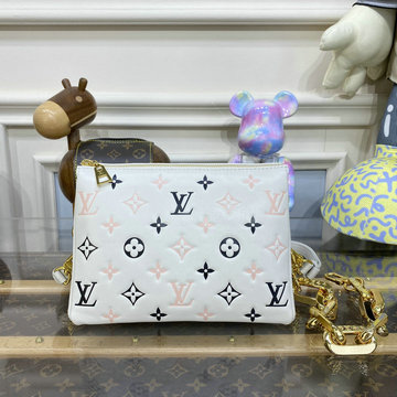 ルイヴィトン LOUISVUITTON 057-M22954 2023年最新入荷 LV バイ ザ プール クッサン BB 斜め掛け ショルダーバッグ クロスボディバッグ ウィメンズバッグ