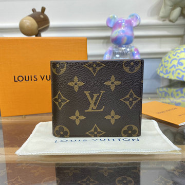ルイヴィトン LOUISVUITTON 057-M62288 2023年最新入荷 ポルトフォイユ マルコ NM 二つ折り短財布 ショートウォレット 小銭入れ モノグラム キャンバス