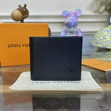 ルイヴィトン LOUISVUITTON 057-M30865 2023年最新入荷 ポルトフォイユ マルコ NM 二つ折り短財布 ショートウォレット 小銭入れ タイガレザー