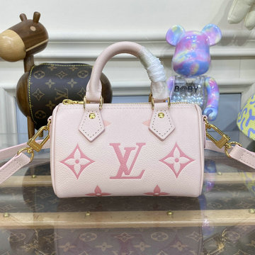 ルイヴィトン LOUISVUITTON 057-M81625F 2023年最新入荷 ナノ スピーディ バンドリエール ボストンバッグ トートバッグ ショルダーバッグ