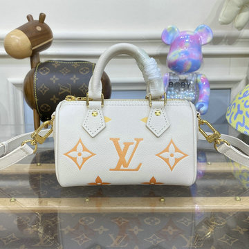 ルイヴィトン LOUISVUITTON 057-M81625X 2023年最新入荷 ナノ スピーディ バンドリエール ボストンバッグ トートバッグ ショルダーバッグc