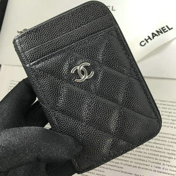 シャネル CHANEL JS-CH1650QYK　2020年最新入荷 コインケース ジッピーウォレット ファスナー短財布 カードケース 小銭入れ キャビアスキン