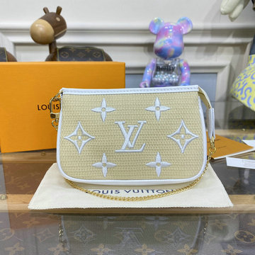 ルイヴィトン LOUISVUITTON 057-M82472B 2023年最新入荷 LV バイ ザ プール ミニ ポシェット アクセソワール チェーンポーチ クラッチバッグ