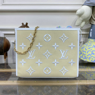 ルイヴィトン LOUISVUITTON 057-M82521B 2023年最新入荷 LV バイ ザ プール ポッシュトワレット ポーチ 手持ちかばん ショルダーバッグ