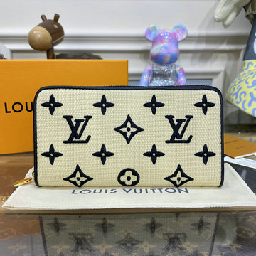 ルイヴィトン LOUISVUITTON 057-M82529 2023年最新入荷 LV バイ ザ プール ジッピー ウォレット ファスナー長財布 ロングウォレット カード入れ 札入れ