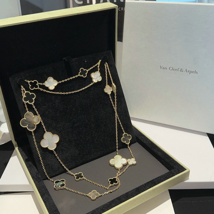 商品名称：ヴァン クリーフ アーペル Van Cleef Arpels CZZ-XLVA23008 2023年最新入荷 ヴィンテージ アルハンブラ ネックレス 16モチーフ アクセサリー ジュエリー