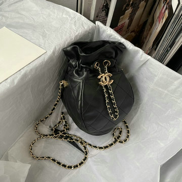 シャネル CHANELCC-CH3271BK  2023年最新入荷 ドローストリングバッグ 斜め掛け ショルダーバッグ クロスボディバッグ レディースかばん