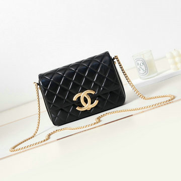 シャネル CHANEL CC-CH3855BK 2023年最新入荷 チェーンクラッチ 斜め掛け ショルダーバッグ クロスボディバッグ レディースかばん