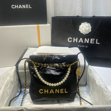 シャネル CHANEL CC-CH3980ZJBK 2023年最新入荷 CHANEL 22 スモール ハンドバッグ 斜め掛け ショルダーバッグ クロスボディバッグ レディースかばん