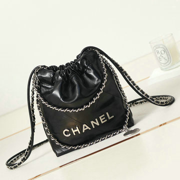 シャネル CHANEL CC-CH3980QYBK 2023年最新入荷 CHANEL 22 スモール ハンドバッグ 斜め掛け ショルダーバッグ クロスボディバッグ レディースかばん